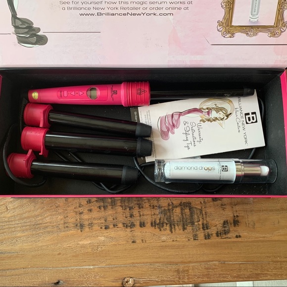 Brilliance 4 barrel clipless curling iron set - Picture 3 of 4